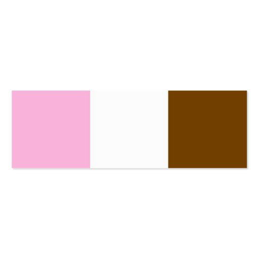 Neopolitan Ice Cream Business Card Templates (back side)