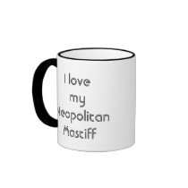 Neopolitan Mastiff face mug