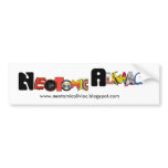 Neotomic Aliviac Bumper Sticker bumper stickers