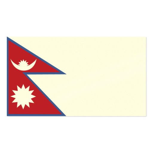 Nepal - Business Business Card Templates (back side)