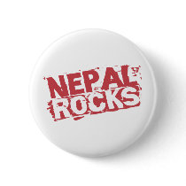 Nepal Button by worldtees Nepal Button