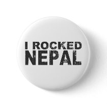 Nepal Button by worldtees Nepal Button