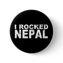 Nepal Button by worldtees Nepal Button