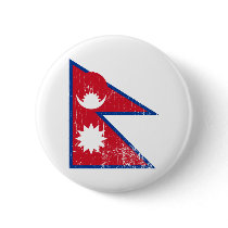 Nepal Button by worldtees Nepal Button