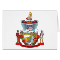 Nepal Coat of Arms Card
