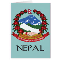 Nepal Coat of Arms Card