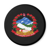Nepal Coat of Arms Fridge Magnet