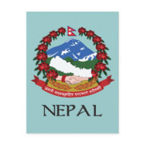 Nepal Coat of Arms Postcards