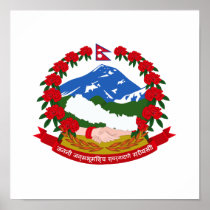 Nepal Coat of Arms Poster