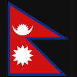 Nepal Flag Map Spaghetti Top