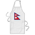 Nepal Flag Apron