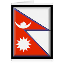 Nepal Flag Cards