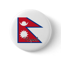 Nepal Flag Design buttons