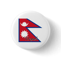 Nepal Flag Design buttons