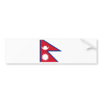 Nepal FLAG International bumper stickers