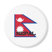 Nepal Flag magnets by tshirtshirts Nepal Flag magnets