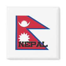 Nepal Flag magnets by tshirtshirts Nepal Flag magnets