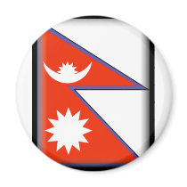 Nepal Flag magnets by jacinto888 Nepal Flag magnets