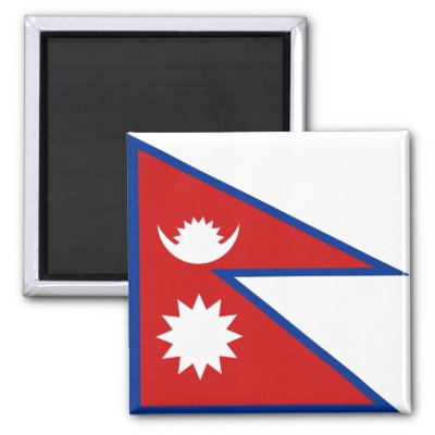 Nepal Flag Magnet Refrigerator