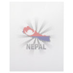 Nepal Flag Map 2.0 Customized Letterhead