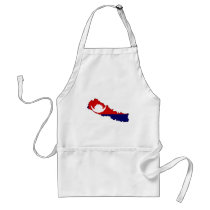 Nepal flag map aprons by FlagStore Nepal flag map aprons