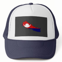 Nepal flag map hats by FlagStore Nepal flag map hats