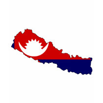 Nepal flag map t-shirts
