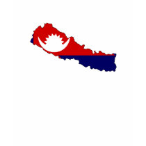 Nepal flag map t-shirts