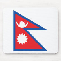 Nepal Flag Mousepad