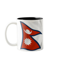 Nepal Flag Mug