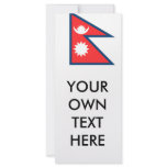 Nepal Flag Customized Rack Card