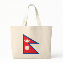 Nepal Flag Tote Bag by FlagTshirts Nepal Flag Tote Bag