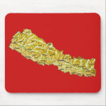 Nepal Map Mousepad