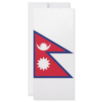 Nepal National Flag Rack Cards
