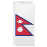 Nepal National Flag Rack Cards