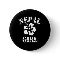 Nepal Pink Girl buttons by repofcountries Nepal Pink Girl buttons
