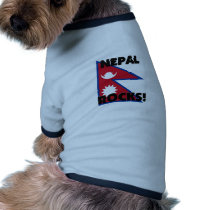 Nepal Rocks pet clothing by flagshirt Nepal Rocks pet clothing