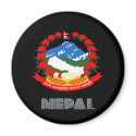 Nepalese Emblem magnets by FlagStore Nepalese Emblem magnets