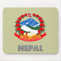 Nepalese Emblem Mouse Mats