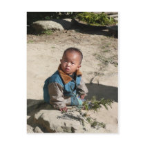 Nepali boy postcards