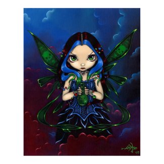 Nepenthe gothic fairy Art Print print