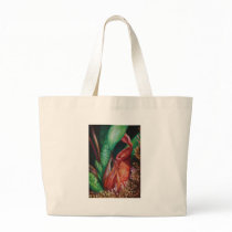Nepenthes Of Borneo Watercolor Art Canvas Bags