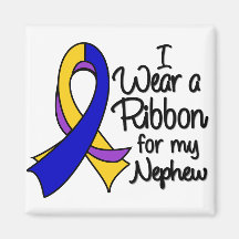Nephew - Bladder Cancer Ribbon Magnets