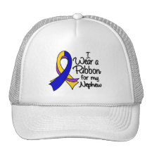 Nephew - Bladder Cancer Ribbon Trucker Hats