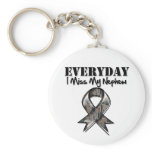 Nephew - Everyday I Miss My Hero Military Key Chains