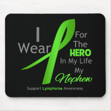 Nephew Hero In My Life - Lymphoma Mousepad