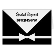 NEPHEW - Special Request - Be My Ring Bearer Cards