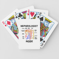 Nephrologist Inside (Kidney Nephron) Bicycle Playing Cards