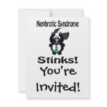 Nephrotic Syndrome Stinks Skunk Awareness Design Invitations
