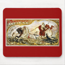 Neptune 1866 - Vintage Label mousepads by scenesfromthepast Neptune 1866 - Vintage Label mousepads